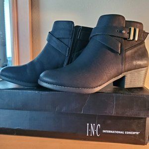 Black INC booties size 5